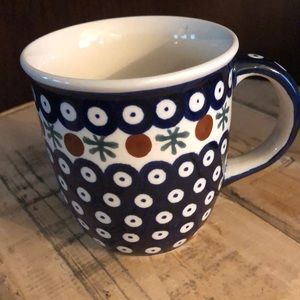 Boleslawiec pottery mug